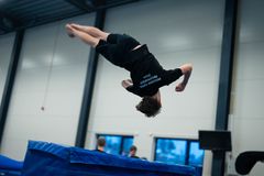 Parkour trening i Askerhallen