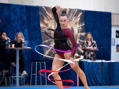 Josephine Juul Møller under NM i rytmisk gymnastikk Foto: Tatiana Torset