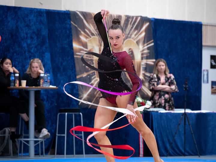 Josephine Juul Møller under NM i rytmisk gymnastikk Foto: Tatiana Torset