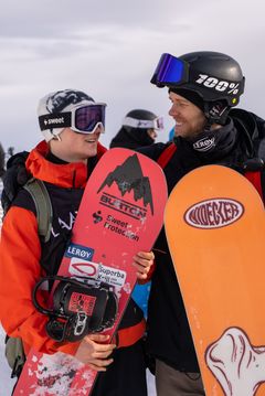 Øyvind Kirkhus og landslagstrener Morten Kleivdal