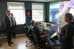 Energiminister Terje Aasland åpner Oslofjord CMI Protection Test bed i Horten