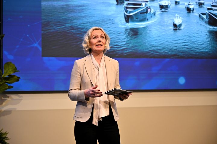 Lisa Edvardsen Haugan under Q4 presentasjone 6. februar 2026