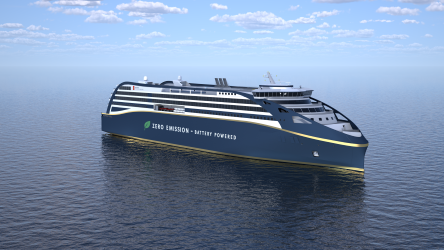 Elektrisk RoPax Kongsberg Maritime