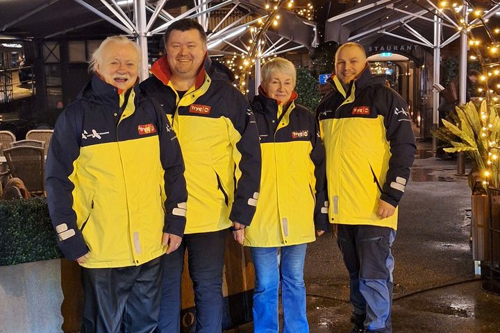 Kan bli lagt ned. Fra venstre: Ottar Melsæther, Jan-Frode Grønvikh, Inger Moberg og Stian Natås.