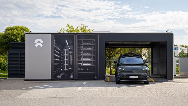 NIO Batteribyttestasjon Sarpsborg
