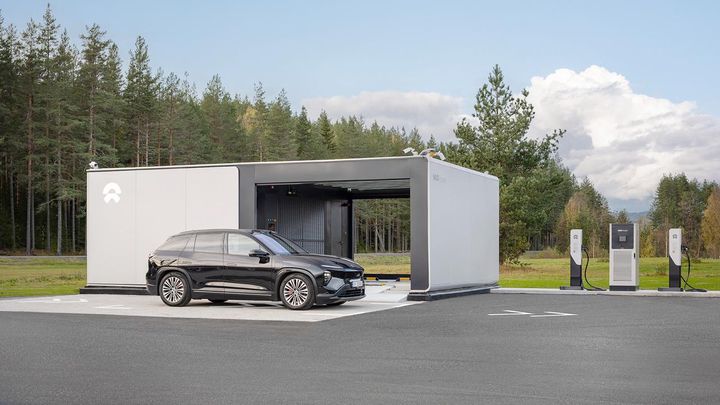 Power Swap stasjonen ved Valdresporten i Nes i Ådal.