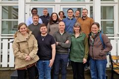 Forskere og teknikere i TechGraze-prosjektet samlet til Kick-off møte i mars.