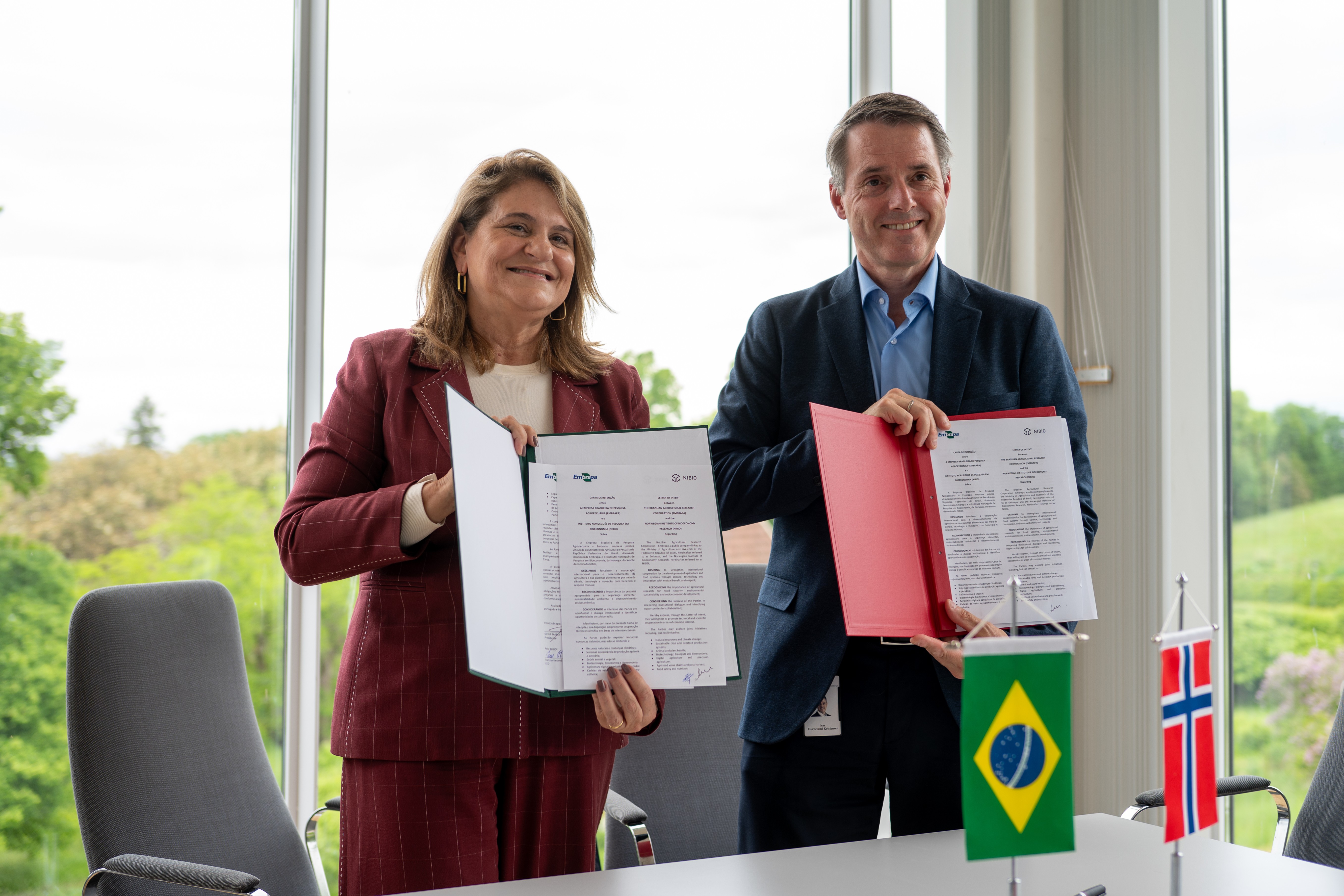 NIBIO inngår samarbeid med brasilianske Embrapa