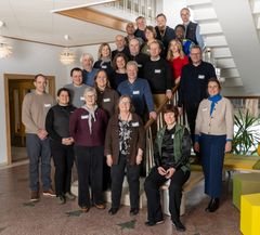 Representanter for samarbeidspartnere i SOLWeedsprosjektet var samla til oppstartmøte på Ås i februar.