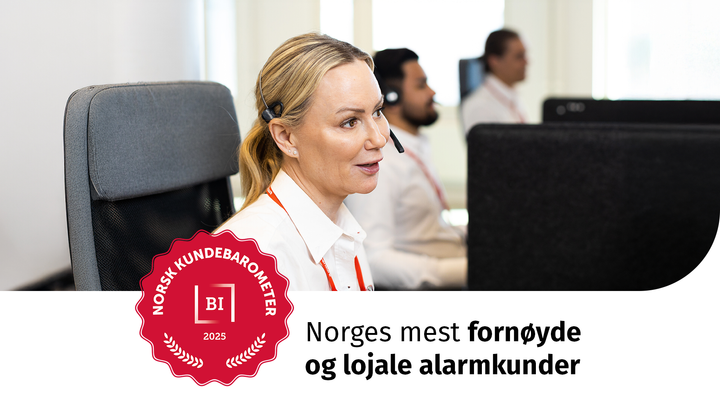 Verisure har Norges mest fornøyde alarmkunder