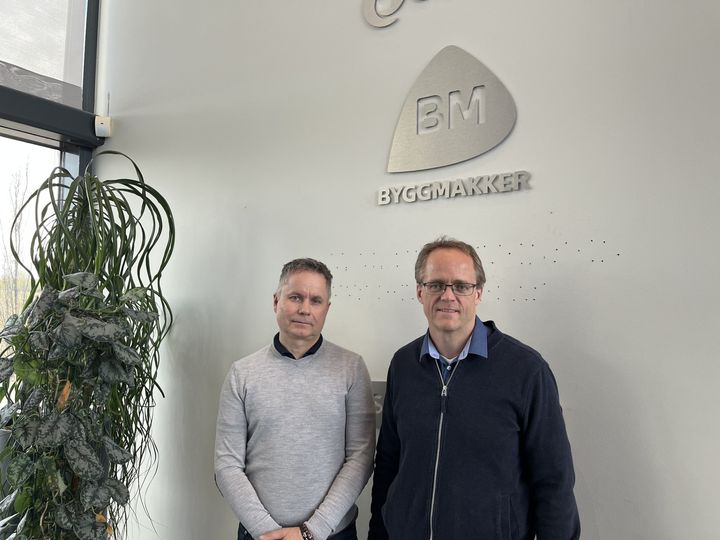 Åge Randen, Produktsjef Egne Merkevarer i Kesko Norge og Hans Joachim Motzfeldt, Miljø- og bærekraftsansvarlig i Kesko Norge.