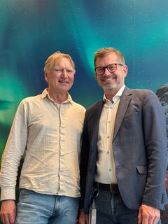 Jan Tore Sætre, Salgssjef i Contracting AS og Knut Klefsås, Kjededirektør i Elfag