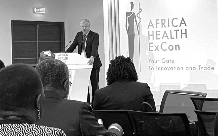 Styreleder i The Oslo Center, Finn Jarle Rode deltok ved Africa Health ExCon i Kairo, Egypt.