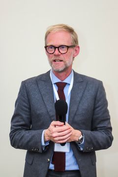 John Inge Løvdal under arrangementet.