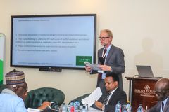 John Inge Løvdal under arrangementet.