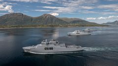 The coast guard vessels in the Jan Mayen class built by VARD