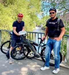 Grundleggerene av Sparkpark, t.v Thomas Bråten og Igor Pancevski