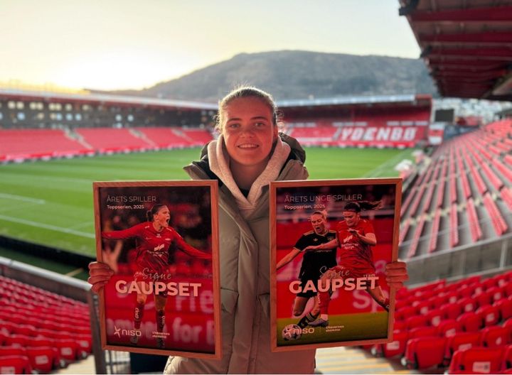 STORESLEM: Signe Gaupset (20) har hatt en eventyrlig sesong for Brann.