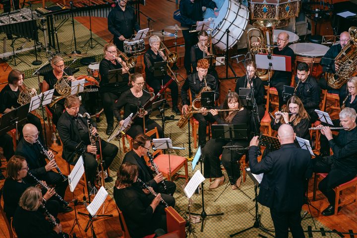Lisleby musikkorps spilte under Norsk musikkråd og Musikkens studieforbunds årsmøtehelg i Fredrikstad lørdag 13. juni.