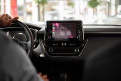 Nuki CarPlay Widget on car screen
