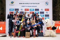 4 nordmenn topp 5 under fredagens sprint i Le Grand Bornand