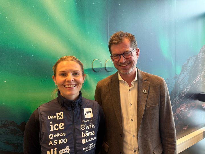 Emilie Nordskar, konstituert generalsekeretær i NSSF og Knut Klefsås, kjededirektør i Elfag