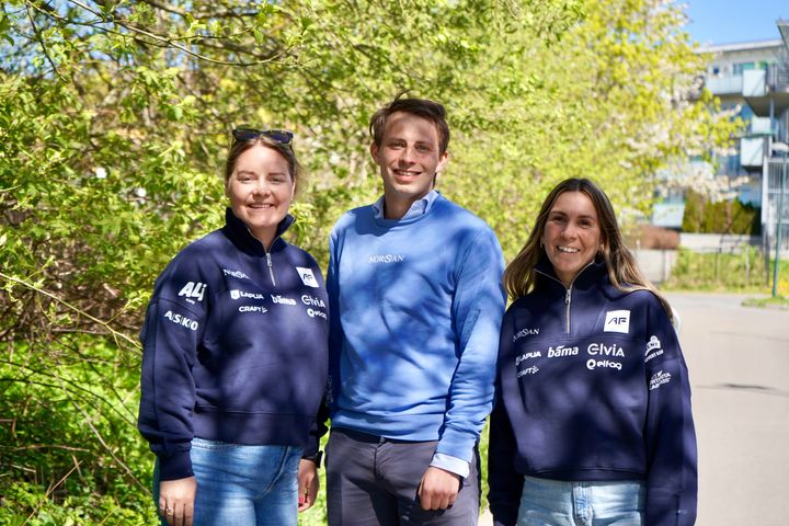 Sponsoransvarlig NSSF Therese Engebråten, CFO NORSAN Jørgen Vara Skogholt, Markedssjef NSSF Stefania Rosenlund Manzi