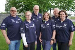 Styre i NSSF 2026-2028. f.v: Bjørn Tore Årevik, Ane Hagset Stavnesli, Arne Horten, Toril Aamo, Morten Hage, Annelise Lund Flaa. Kjell Ove Oftedal, Kristin Vågå Fløttum og Sondre Bollum var ikke til stedet da bildet ble tatt.