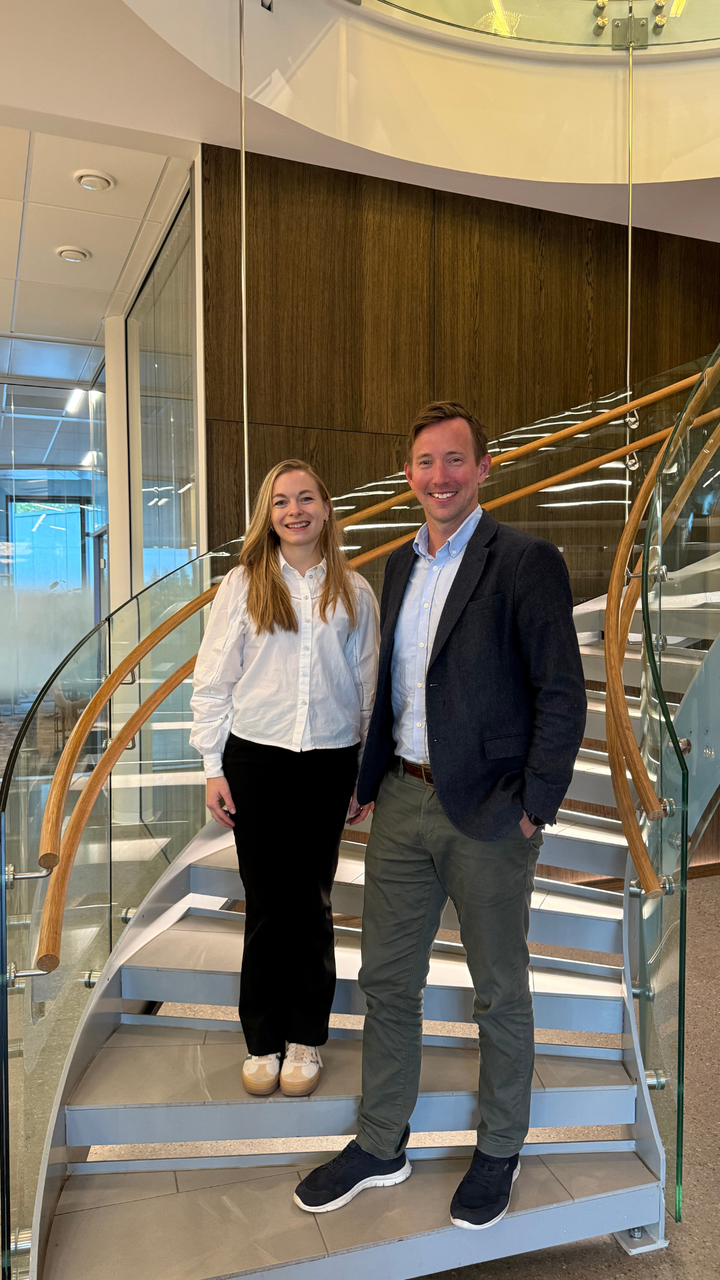 Maria Mynors Drogseth (fv) og Anders Jameson Skrede