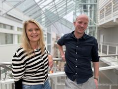 Susanne Nordbakke og Petter Christiansen ved TØI