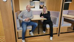 Qualified People tror det kan bli viktig å dokumentere at man kan bruke KI trygt og forsvarlig. T.v Ralph Von Minden fra Trygg-Grunn AS. T.h Mona Lavik  Daglig leder og Partner i Qualified People AS