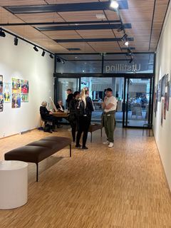 Utstillingen til Richard på Åsane Kulturhus