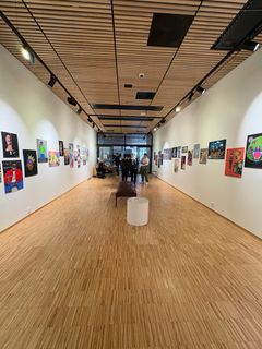 Utstillingen til Richard på Åsane Kulturhus