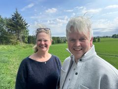 Liv Lønnum, leder av Fremskrittspartiet i Nordre Follo, Tønnes Steenersen, gruppeleder og varaordfører, FrP, i Nordre Follo kommune. Foto: Bjørn Richard Johansen