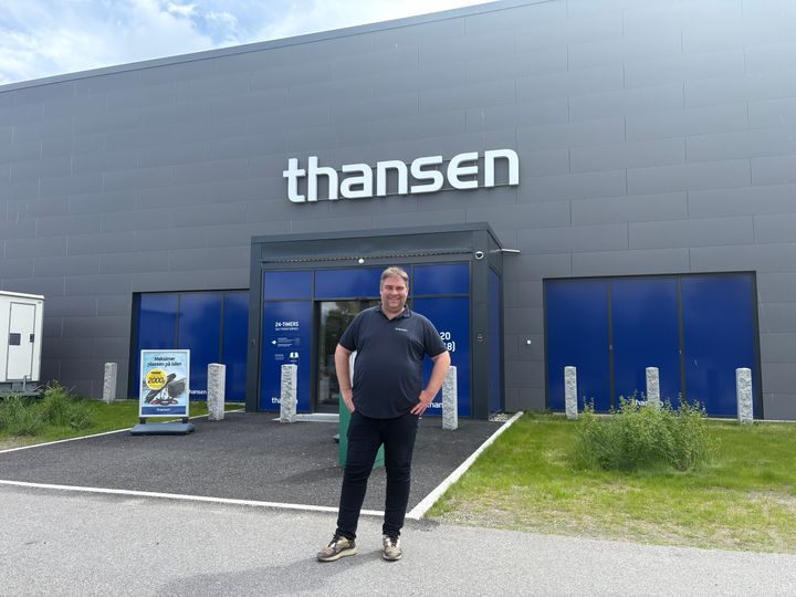 Norgessjef og landssjef Hans-André Sørvik sier valget av Nordre Follo var naturlig,  nå som de har landets mest moderne butikk og lager lagt til området.