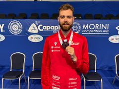 Jon-Hermann Hegg med EM-medalje