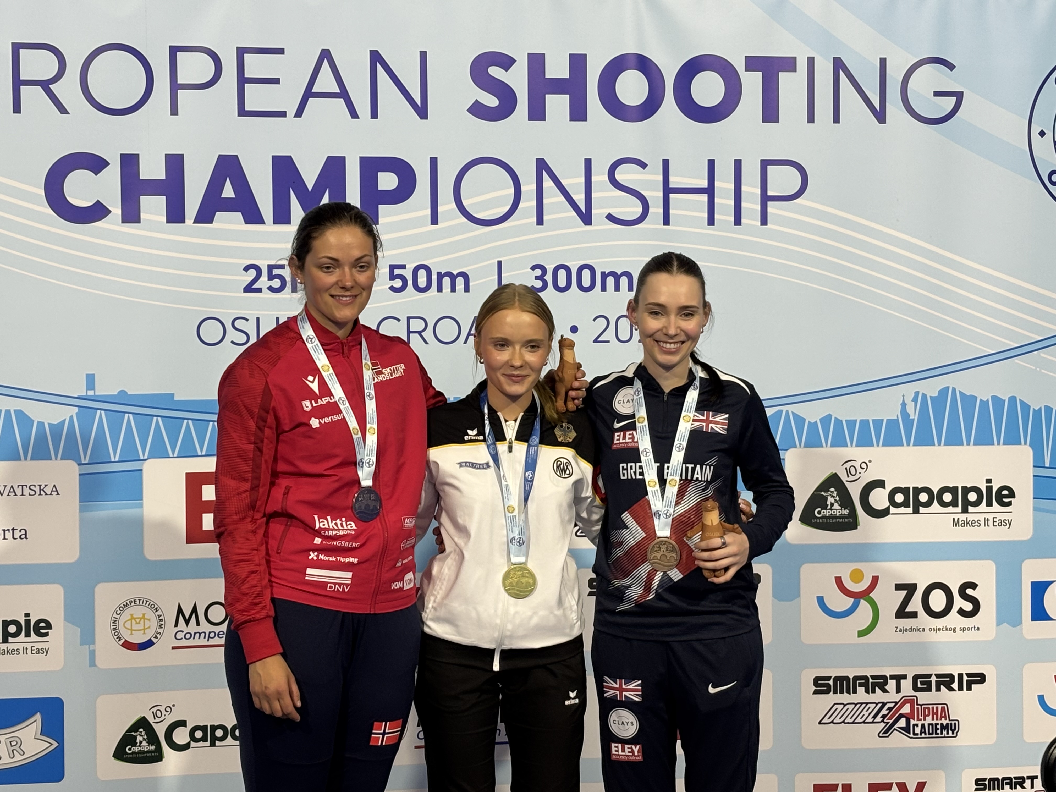 Jeanette Hegg Duestad sikrer EM-sølv i 50m rifle match i Kroatia