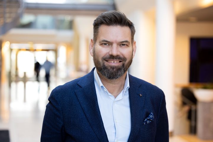 INN I VARMEN: Steinar Nielsen i Intrum blir inkassobransjens første representant i Finans Norges høyeste styrings organ.