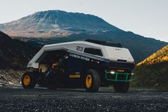 Carbon Rover - stor veimaskin sett fra siden