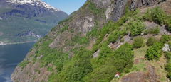 Med utsikt over Aurlandsfjorden