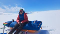 Mina Floriana (10) en route on the Vatnajökull glacier in Iceland in 2025.