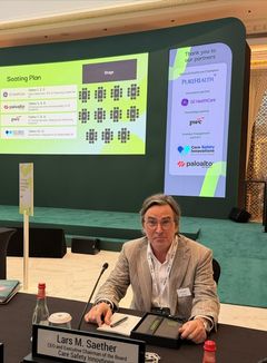 Vi ledet en rundbordskonferanse om AI i helse under en messe i Dubai. Topp deltakelse fra de sentrale aktørene i markedet.