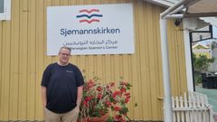Frode Hove er diakonal medarbeider i Sjømannskirkens besøkstjeneste for sjøfolk. Han arbeider nå for å legge til rette for skipsbesøk til norske skip som kommer til havn i UAE.