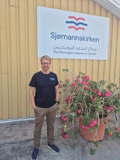 Sjømannsprest Bjørn Inge Holberg skal feire 17.mai i Dubai