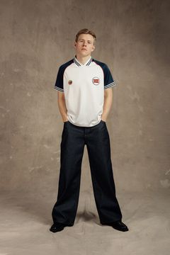 Jens Petter Hauge i Retro-trøye