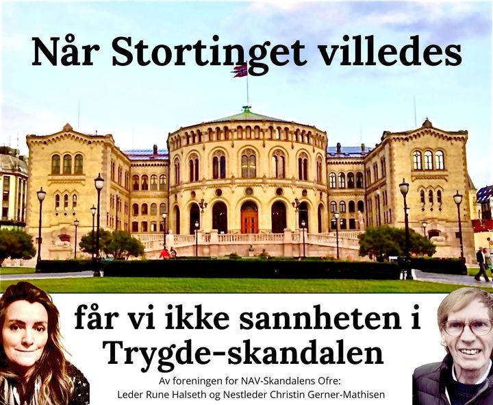 Ledelsen i Foreningen for NAV-Skandalens Ofre jobber for en oppreisinings-løsning for alle NAV ofre.