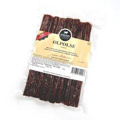 Norgesmester spekepølse: Ølpølse, Inderøy Slakteri AS.