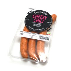 Norgesmester snadderpølse: Coop Cheesy Chili, Fatland Salg AS (Brødrene Ringstad AS).