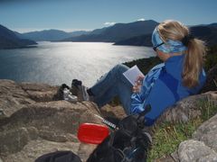Helene Mulholland, forfatter av den kommende boka 'Du kan ikke leve sånn! – En nomades historie om veien til annerledes rikdom'. Her i Argentina.