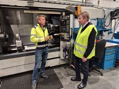 Jostein Devold with Morten Kostøl at KSMV.